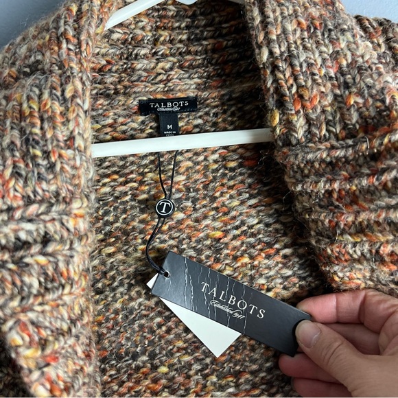 SOLD!! Talbots women’s NWT Open front Cardigan wool, alpaca blend size medium - Picture 5 of 10